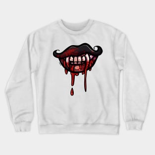 Vampiric Grin (Black Version) Crewneck Sweatshirt